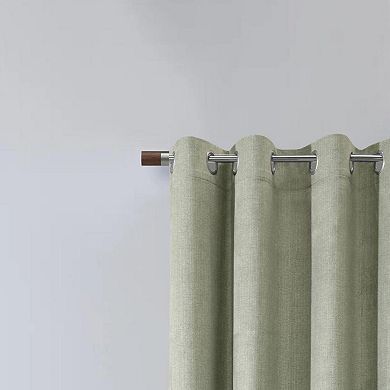 Paris 100% Blackout Window Treatment Grommet Curtain Panel For Bedroom Livingroom