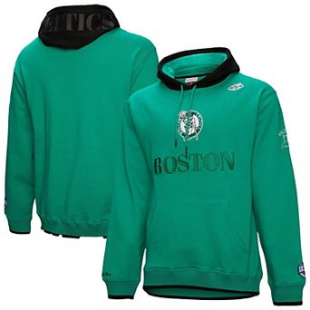 Men's Mitchell & Ness Kelly Green Boston Celtics Hardwood Classics Team OG 3.0 Pullover Hoodie