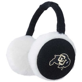 ZooZatz Black Colorado Buffaloes Fashion Knit Earmuffs