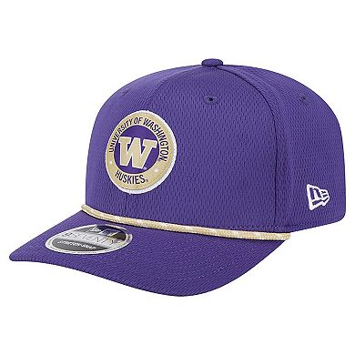 Men's New Era Purple Washington Huskies COOLERA 9SEVENTY Rope Stretch-Snap Hat