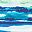 Blue Watercolor Stripe
