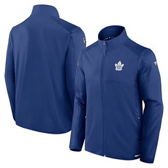 Men's Fanatics Blue Toronto Maple Leafs Authentic Pro Rink Fleece Full-Zip Jacket