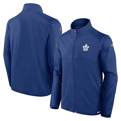 Men's Fanatics Blue Toronto Maple Leafs Authentic Pro Rink Fleece Full-Zip Jacket
