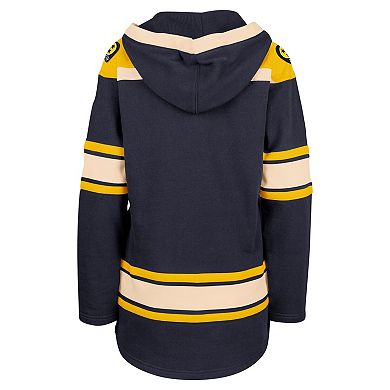 Women's '47 Navy Nashville Predators Superior Lacer Pullover Hoodie