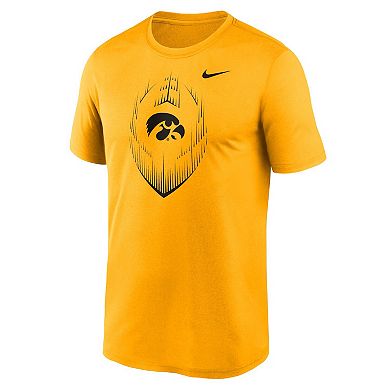Men's Nike Gold Iowa Hawkeyes Primetime Legend Icon Performance T-Shirt