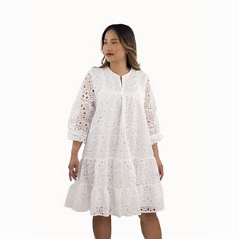 Audrey White Dress