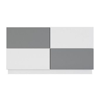 Luxurious 4-drawer Dresser In White