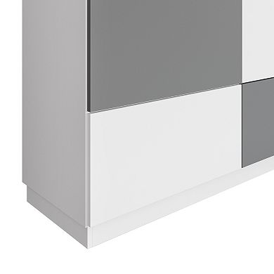 Luxurious 4-drawer Dresser In White