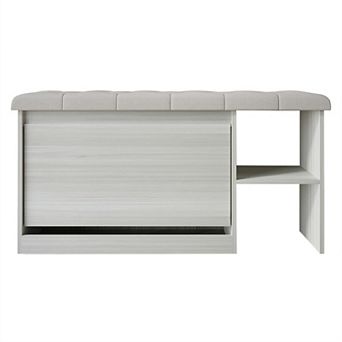 Contemporary Storage Shoes Bench
