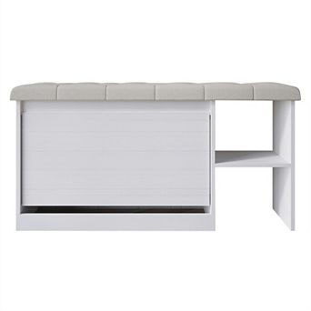 Contemporary Storage Shoes Bench