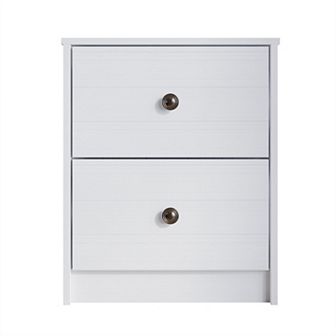 Simple 2 Drawers Nightstand