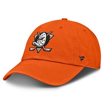 Men's Fanatics Orange Anaheim Ducks Core Primary Logo Adjustable Hat