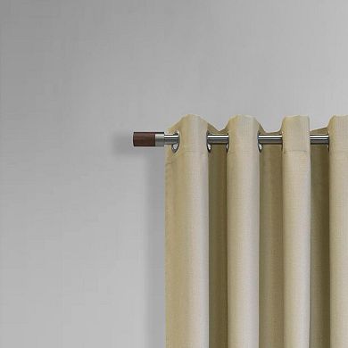 Newberry Blackout Window Treatment Grommet Curtain Panel For Bedroom Livingroom
