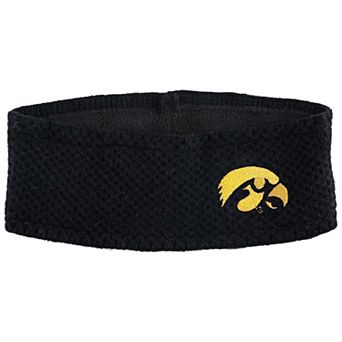 ZooZatz Black Iowa Hawkeyes Fashion Knit Headband