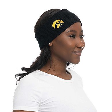 ZooZatz Black Iowa Hawkeyes Fashion Knit Headband