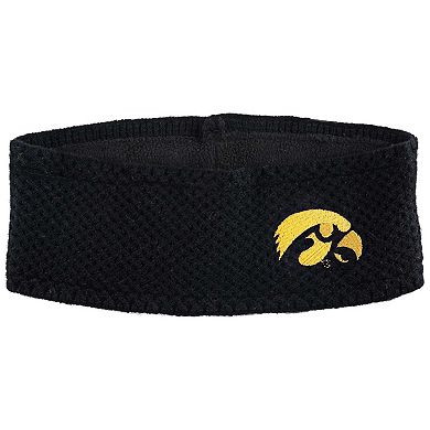 ZooZatz Black Iowa Hawkeyes Fashion Knit Headband