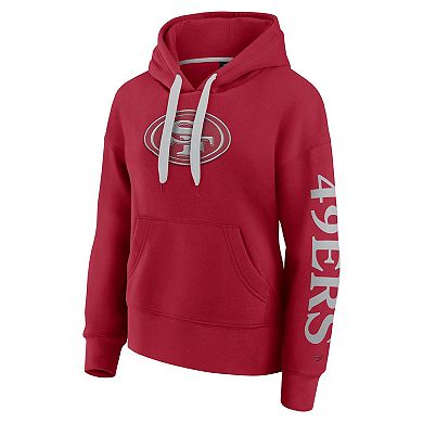 Women's Fanatics Scarlet San Francisco 49ers Elements Next Pullover Hoodie