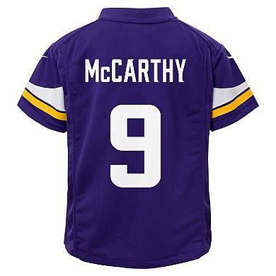 Toddler Nike J.J. McCarthy Purple Minnesota Vikings Game Jersey