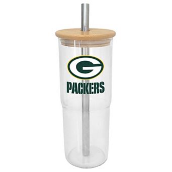 Green Bay Packers 24oz. Glass Tumbler