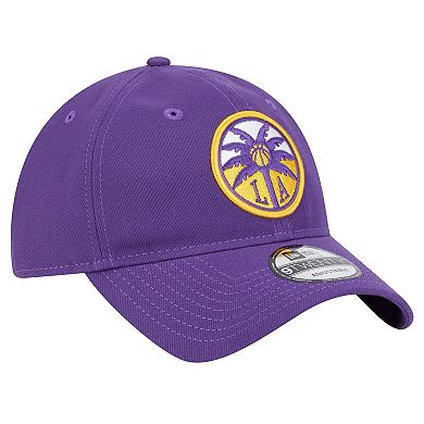Unisex New Era Purple Los Angeles Sparks Core Logo 9TWENTY Adjustable Hat