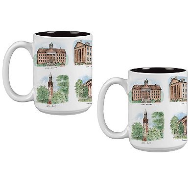 North Carolina Tar Heels 2-Pack 15oz. Laura Wilcox University Mug Set