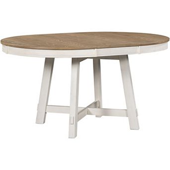 Merax Round Extendable Dining Table