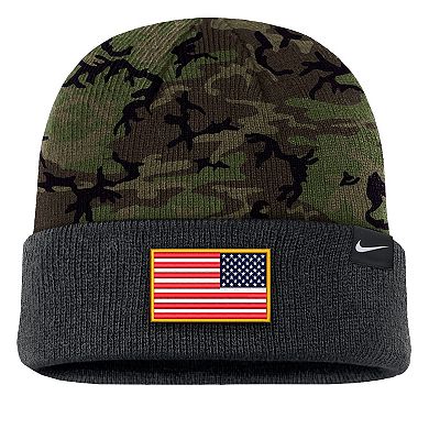 Men's Nike Camo Purdue Boilermakers Military Appreciation Cuffed Knit Hat