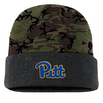 Men's Nike Camo Pitt Panthers Military Appreciation Cuffed Knit Hat