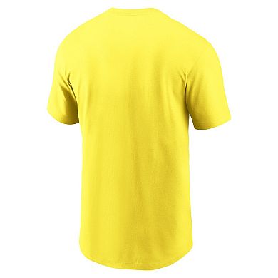 Men's Nike Yellow Oregon Ducks Legacy Alternate Logo T-Shirt
