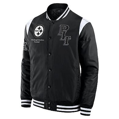 Unisex Fanatics Black Pittsburgh Steelers Elements Elite Full-Snap Jacket