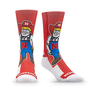 Unisex Strideline Nebraska Huskers Premium Mascot Crew Socks