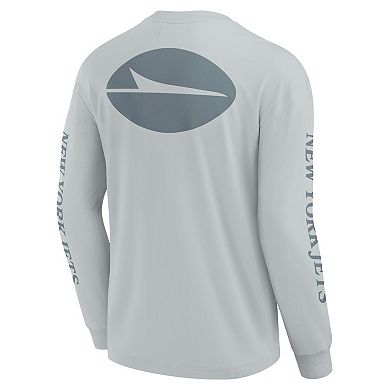 Unisex Fanatics Gray New York Jets Elements Strive Long Sleeve T-Shirt