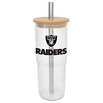 Las Vegas Raiders 24oz. Glass Tumbler