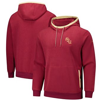 Men's Columbia Garnet Florida State Seminoles Flanker Fleece Pullover Hoodie