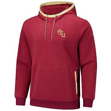 Men's Columbia Garnet Florida State Seminoles Flanker Fleece Pullover Hoodie