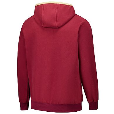 Men's Columbia Garnet Florida State Seminoles Flanker Fleece Pullover Hoodie