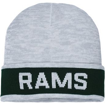 Men's Under Armour Gray Colorado State Rams Jacquard Cuffed Knit Hat