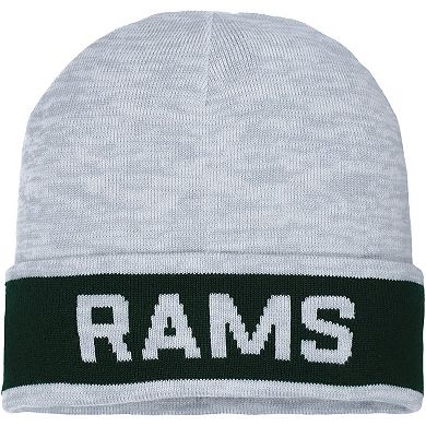 Men's Under Armour Gray Colorado State Rams Jacquard Cuffed Knit Hat
