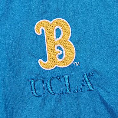 Men's Mitchell & Ness Blue UCLA Bruins Anorak Vintage Logo Half-Zip Hoodie Jacket