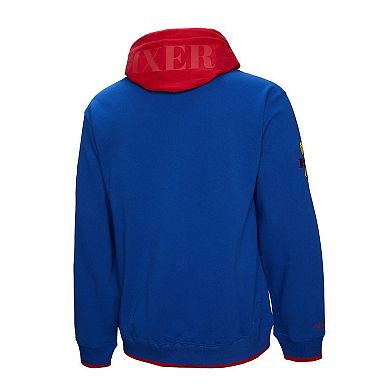 Men's Mitchell & Ness Royal Philadelphia 76ers Hardwood Classics Team OG 3.0 Pullover Hoodie