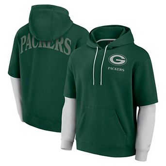 Unisex Fanatics Green Green Bay Packers Sleek Elements Pullover Hoodie