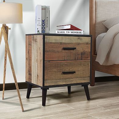 Elegance Nightstand In Natural Oak