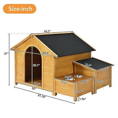 Large Size Wooden Dog House