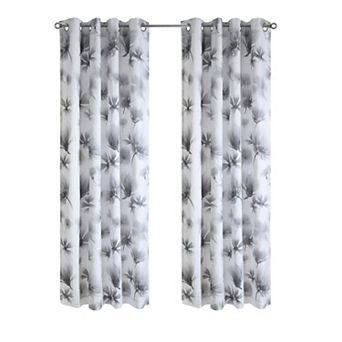 Ophelia Light Filtering Window Treatment Grommet Curtain Panel For Bedroom Livingroom