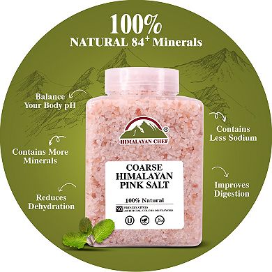 Himalayan Chef Pink Salt Coarse - 5lbs