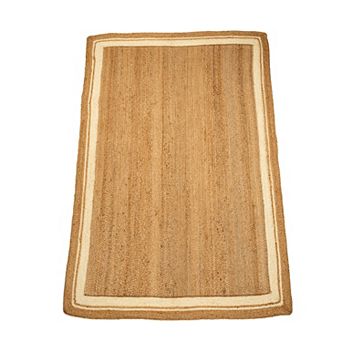 Plain Hand Woven Reversible Jute Rug