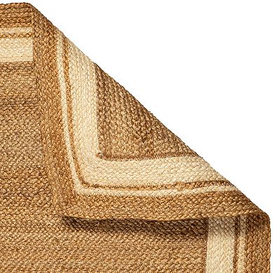 Plain Hand Woven Reversible Jute Rug