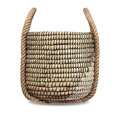 Kans Grass Double Tone Basket (Set of 2)