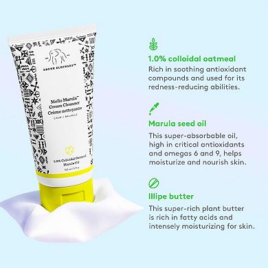 Mello Marula Cream Cleanser with 1.0% Colloidal Oatmeal