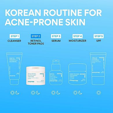 Daily Gentle Retinol Salicylic Toner Pads